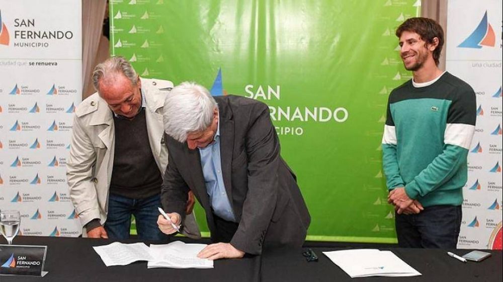 Juan Andreotti y el municipio de San Fernando firmaron convenios para intensificar el 