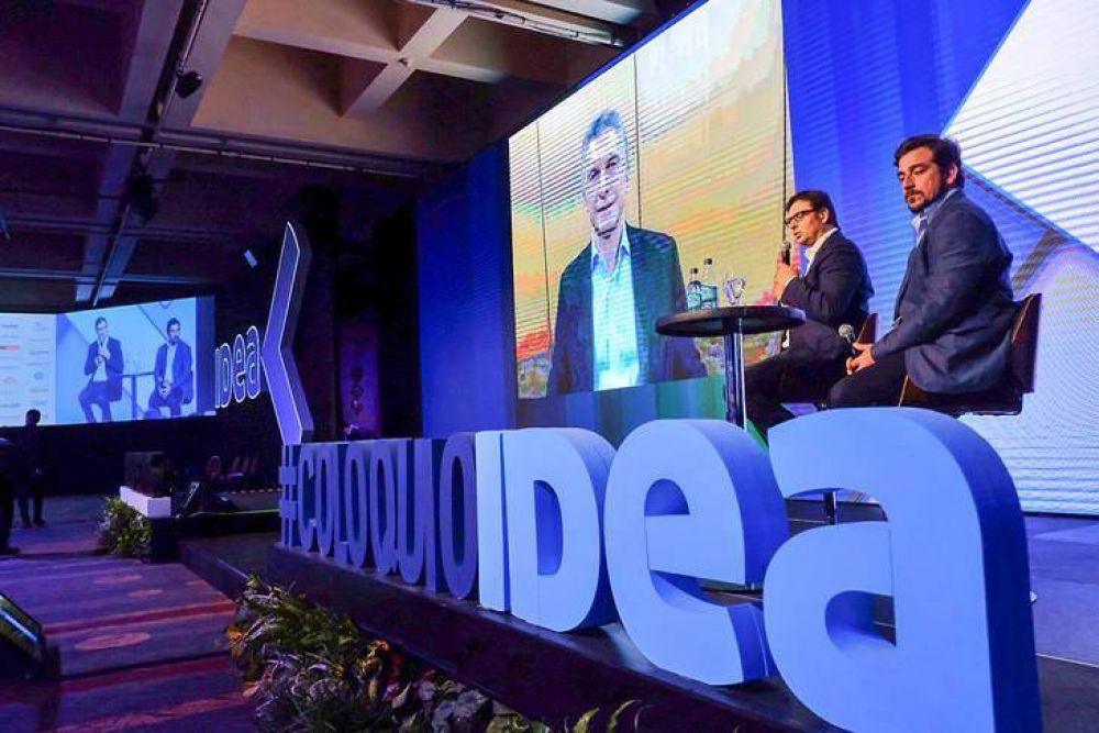 Coloquio Idea: Macri aspira a un acuerdo con la oposicin tras las elecciones
