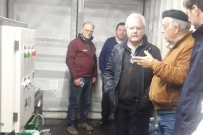 General Lavalle: con visitas, ya funciona la Planta Potabilizadora y Envasadora