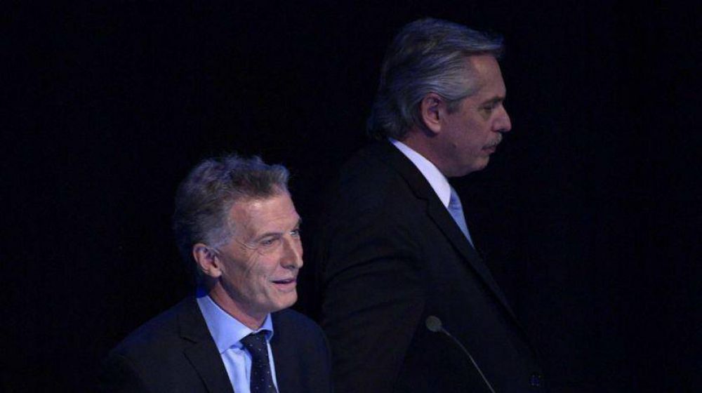 La pelea entre Macri y Alberto: discutieron fuera de cmara y al final hubo un saludo fro