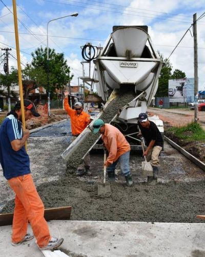 Obras en la calle Lafayette