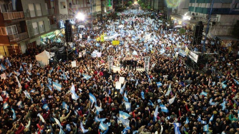La marcha del �Si, se puede�, desde el dron