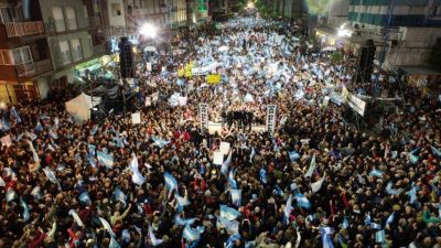 La marcha del �Si, se puede�, desde el dron