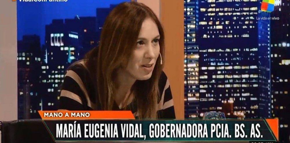 Mara Eugenia Vidal: Si la gente elige a Kicillof, har una transicin ordenada y democrtica con l
