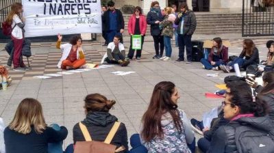 Trabajadores del Inareps siguen reclamando cobrar