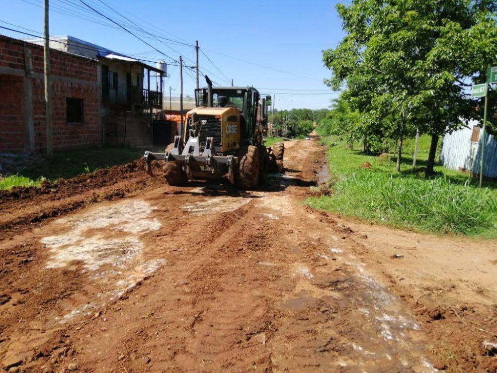 Posadas: concretaron obras de mejoramiento de calles terradas en los barrios San Marcos, Estepa y 12 de Octubre
