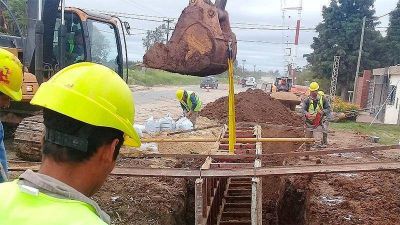 La obra del Colector Cloacal Sudeste tiene un avance de casi el 60 %