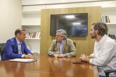 Omar Guti�rrez se reuni� con Alberto Fern�ndez y acordaron potenciar Vaca Muerta