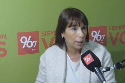 Florencia Barcia: �Voy a trabajar mucho con las instituciones de la Ciudad�, dijo
