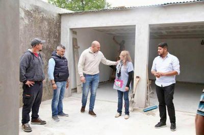 Martiniano Molina recorri� obras del Jard�n N� 923