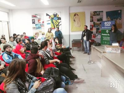 Con charlas en escuelas, capacitan a los chicos en tem�ticas ambientales