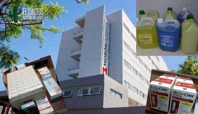 Mor�n | Ante la falta de insumos, no paran de llegar donaciones al Hospital Municipal