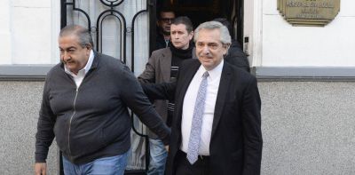 Alberto Fern�ndez visita la CGT y reaparecen las fricciones por la unidad sindical