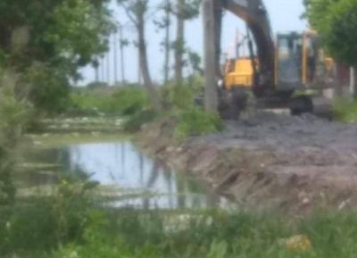 Preocupa obra sobre el canal que complica el ingreso al Club Saladero