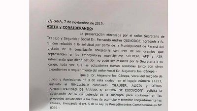 Unificaron en un solo juzgado los amparos por la recolecci�n de residuos