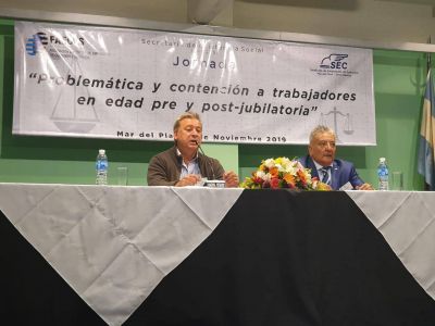 Se realiz� la Jornada de �Problem�tica y contenci�n a trabajadores en edad pre y post jubilatoria�
