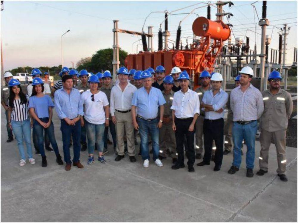 Peppo inaugur� una estaci�n transformadora en la que se invirtieron casi 700 millones de pesos