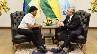 Alberto Fern�ndez expres� su apoyo a Evo Morales 