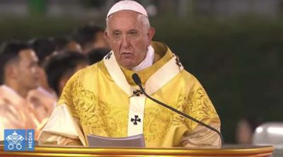 Homil�a del Papa Francisco de la Misa en el estadio nacional de Tailandia