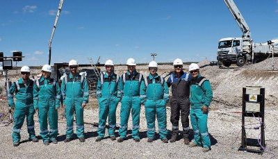 Autoridades de la provincia de Santa Cruz recorrieron las obras del Parque e�lico