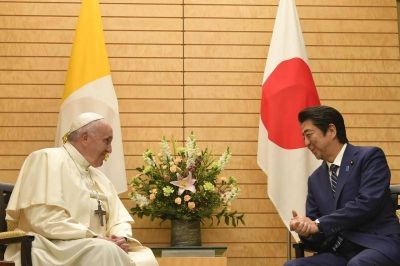 Tokio: Encuentro del Papa con el primer ministro de Jap�n