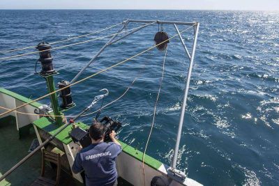 Im�genes del oc�ano argentino muestran suelos des�rticos, basura y estrellas de mar muertas