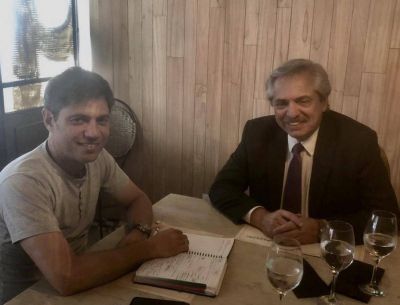 Fern�ndez y Kicillof en un encuentro 