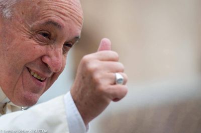 Papa Francisco: �Has pensado a qui�n tienes que darle las gracias hoy?