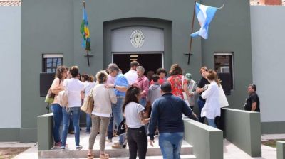 Rojas inaugur� un nuevo sector en el Hospital Neuropsiqui�trico