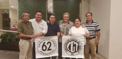 El secretario general de la CGT nacional se reuni� con sindicalistas