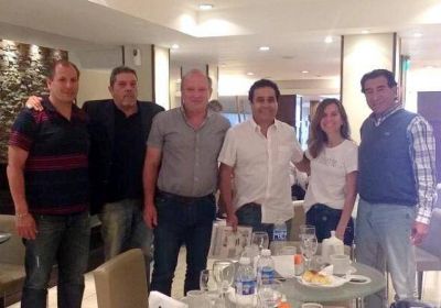 Dirigentes de la UOCRA Mar del Plata se reunieron con Fernanda Raverta