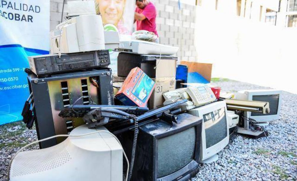 Escobar recolect 30 mil kilos de residuos electrnicos