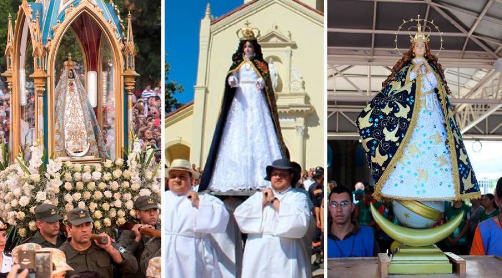 Argentina, Chile y Paraguay inician novena de sus advocaciones marianas ms queridas