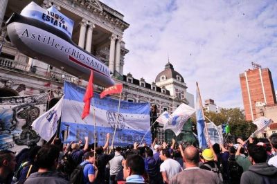 Trabajadores de Astillero Río Santiago rechazan proyecto privatizador