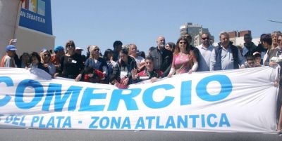 Mercantiles realizaron la Primer Caminata por la Integraci�n en el Paseo Saludable