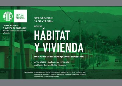 Primer Encuentro de H�bitat y Vivienda organizado por les trabajadores en gesti�n