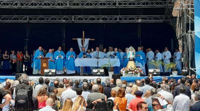 En el d�a de la Virgen nos pareci� oportuno rezar por Argentina, dice Arzobispo en Luj�n