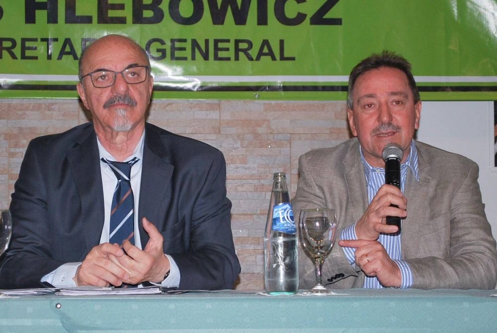 Hlebowicz y Tomada cerraron ciclo de capacitación para delegados de Pasteleros