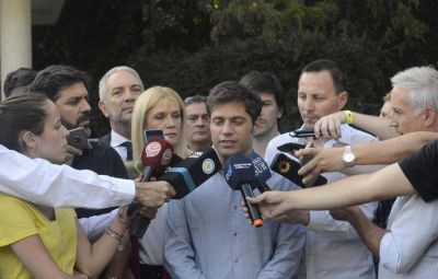 Axel: �No queremos pasar hablando de herencias, queremos empezar a solucionar los problemas�