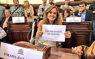 Victoria Tolosa Paz: �Me hubiese gustado lograr una s�ntesis pero no me asustan los interbloques�