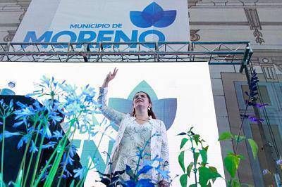 Asumi� Mariel Fern�ndez, primera intendenta mujer en la historia de Moreno