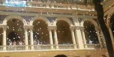 [VIDEO] As� festejaron los trabajadores de Casa Rosada cuando lleg� Alberto
