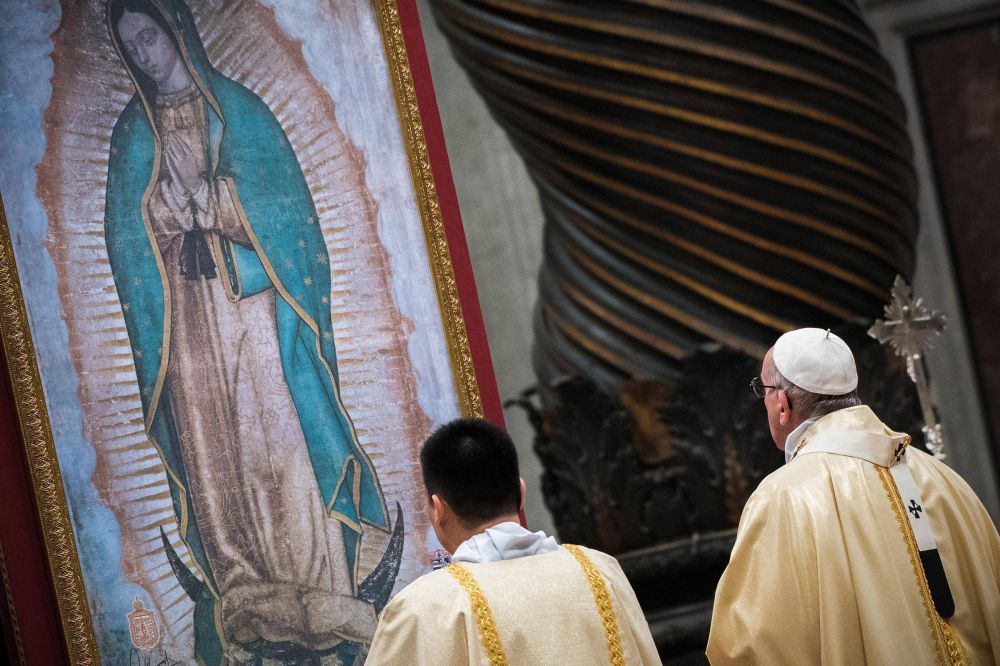 7 frases de cario del Papa para la Virgen de Guadalupe