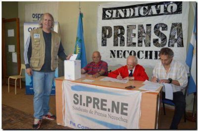 Marcelo Giordano, reelecto en el Sindicato de Prensa Necochea