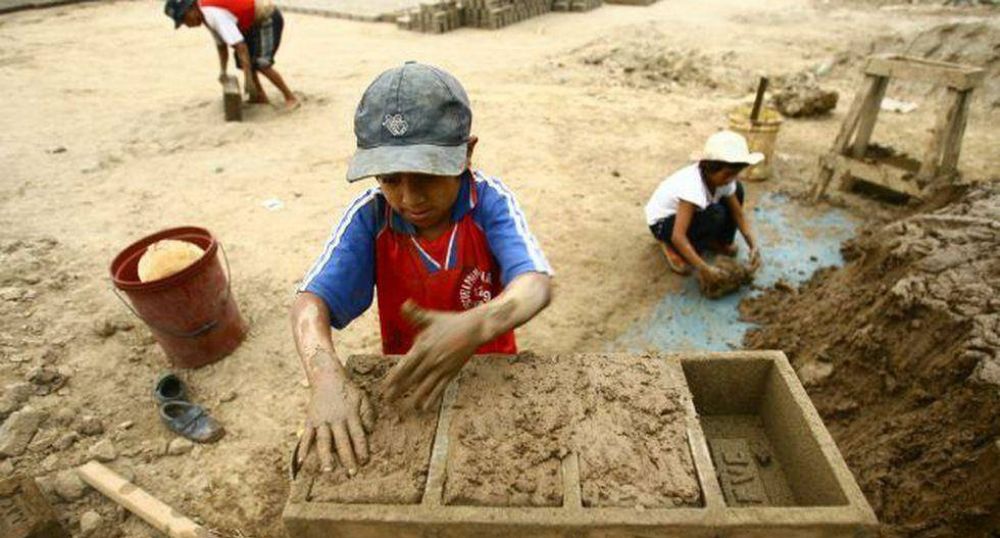 Un estudio de la OIT relev que en 51 departamentos del pas el trabajo infantil supera el 8%