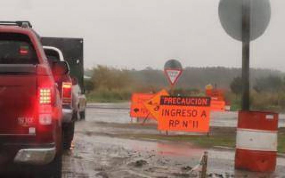 Ruta 11: Reanudan trabajos en la Autov�a entre Santa Teresita y Mar del Tuy�