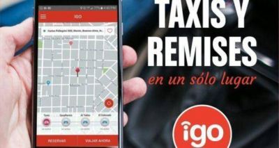 IGO pasajero: la aplicaci�n que utilizan los remiseros y taxista en Merlo