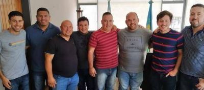 Sanzio recibi� a dirigentes del Frente de Todos Campana