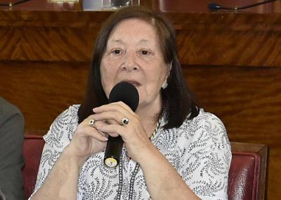 La edil Mercedes Morro abog� por justicia social y un futuro digno en paz y con trabajo