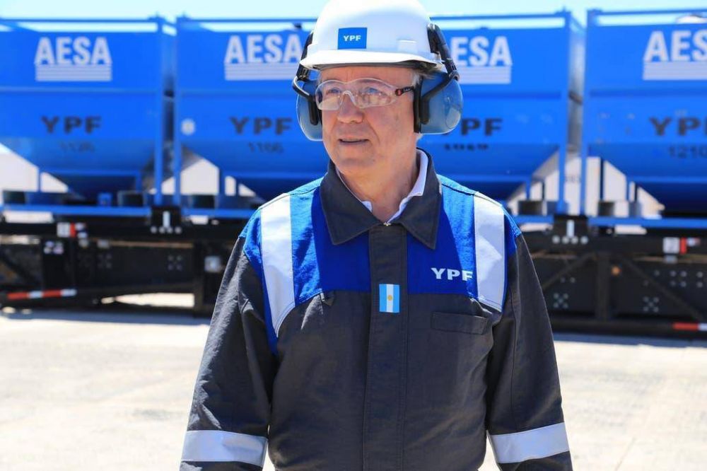 Nielsen visit Vaca Muerta por primera vez como presidente de la petrolera